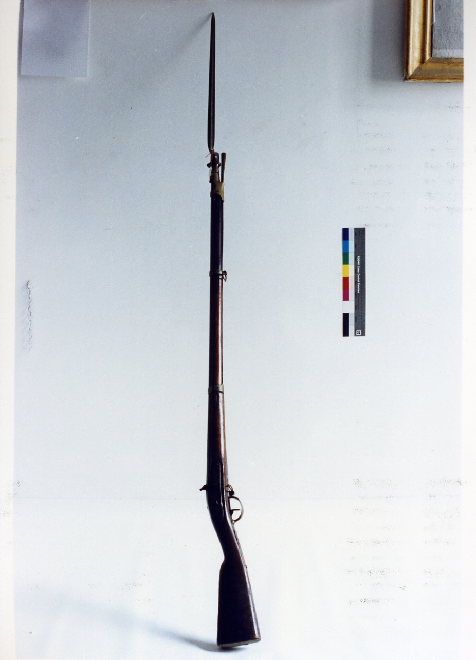 fucile con baionetta - bottega napoletana (sec. XIX)