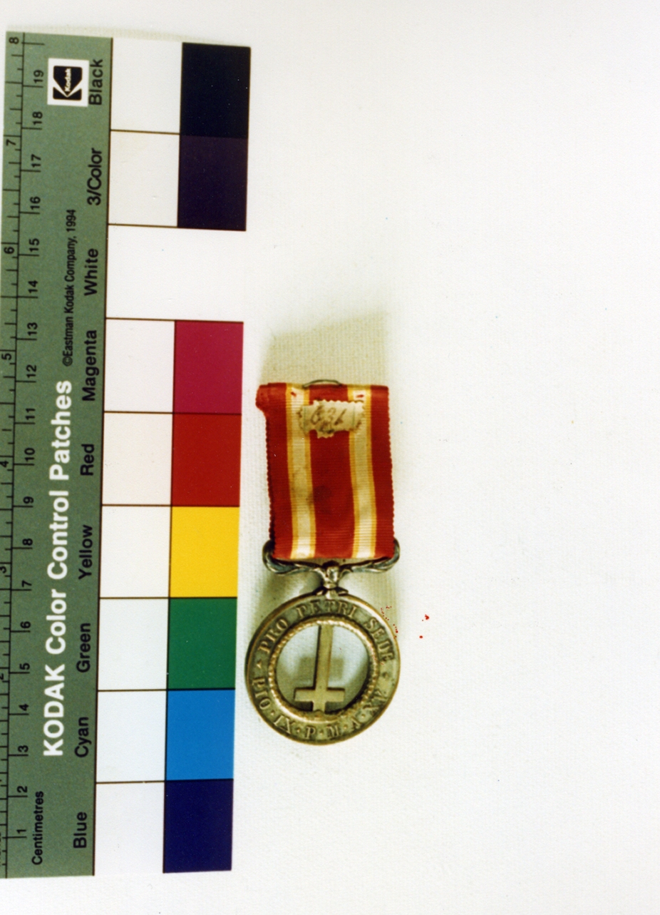 croce (medaglia pontificia) - bottega romana (sec. XIX)