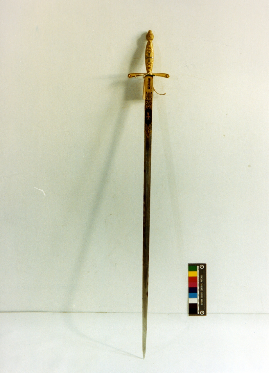 spada - bottega napoletana, manifattura di Solingen (seconda metà sec. XIX)