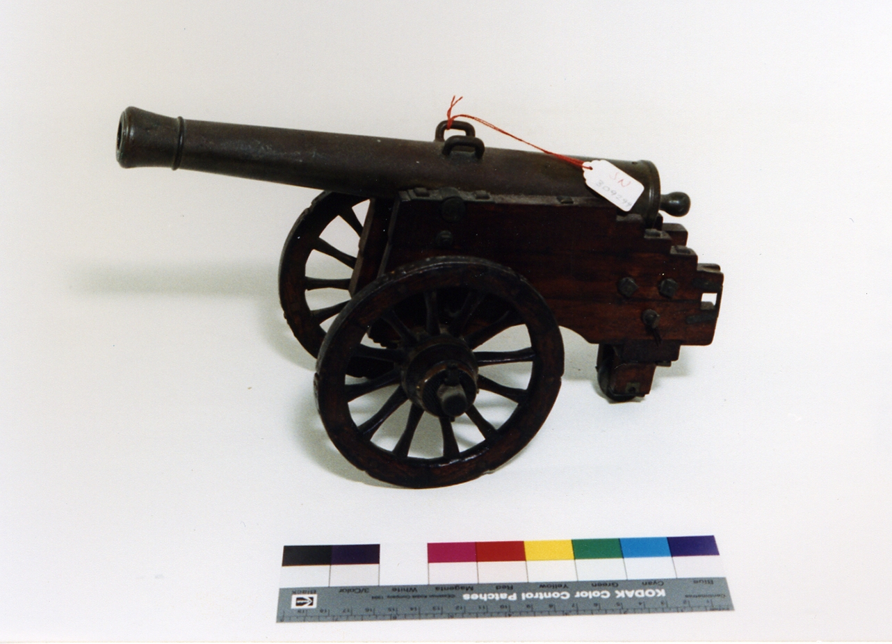 modellino di cannone - bottega napoletana (sec. XIX)