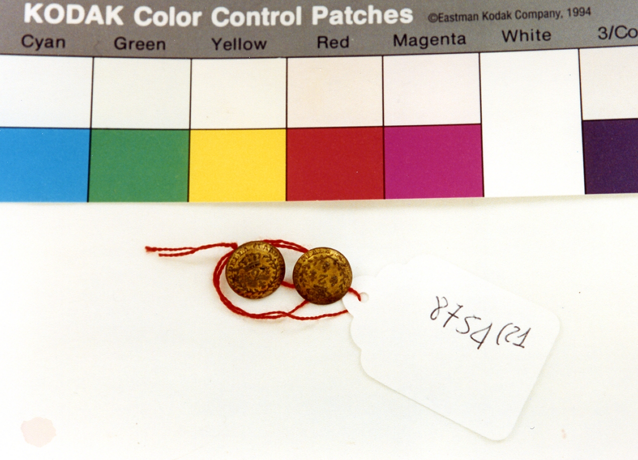 bottone, serie - bottega napoletana (sec. XIX)