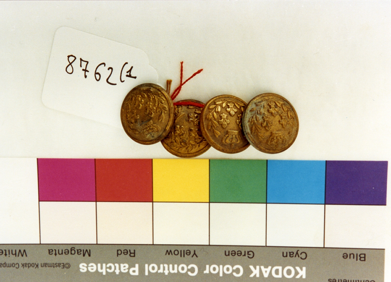 bottone, serie - bottega napoletana (sec. XIX)