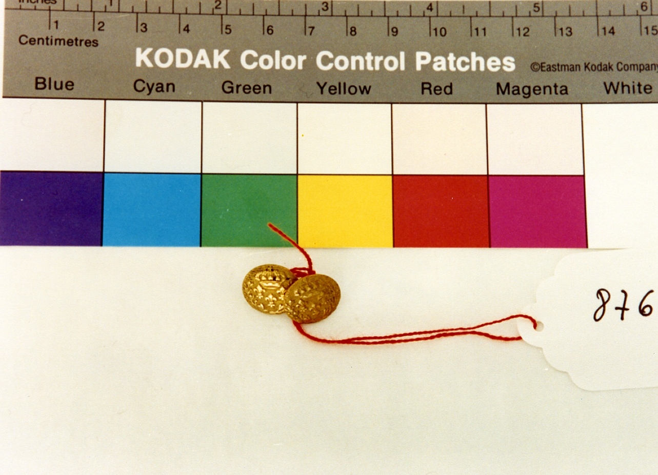 bottone, serie - bottega napoletana (sec. XIX)