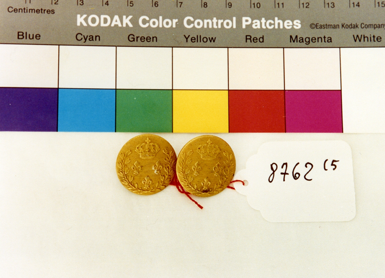 bottone, serie - bottega napoletana (sec. XIX)