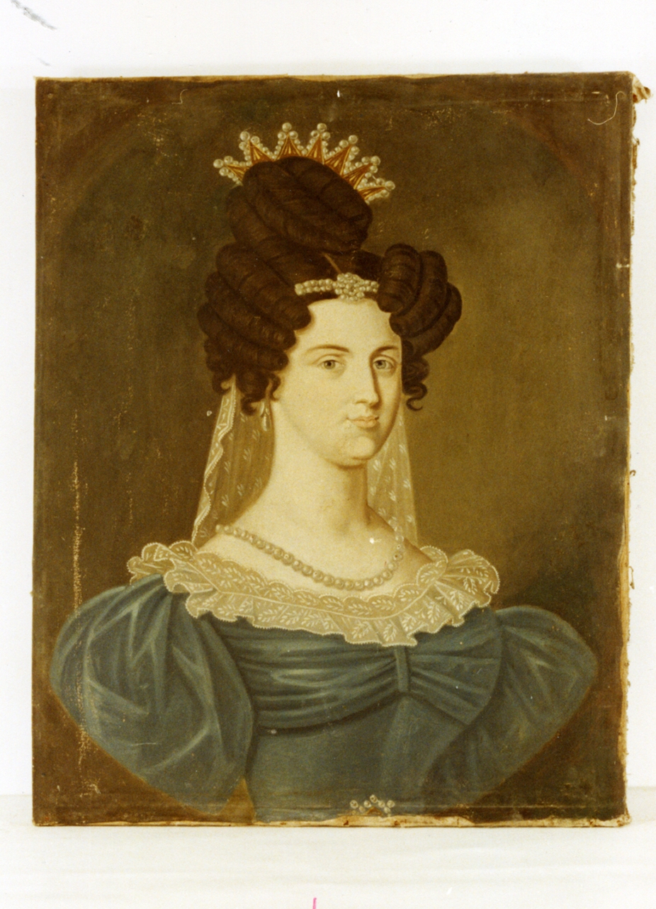 ritratto d'uomo (dipinto) - ambito napoletano (sec. XIX)