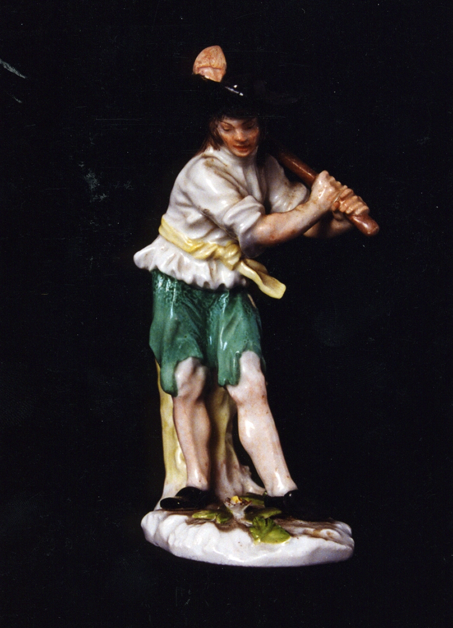 figura maschile (statuetta) - manifattura di Meissen (sec. XVIII)