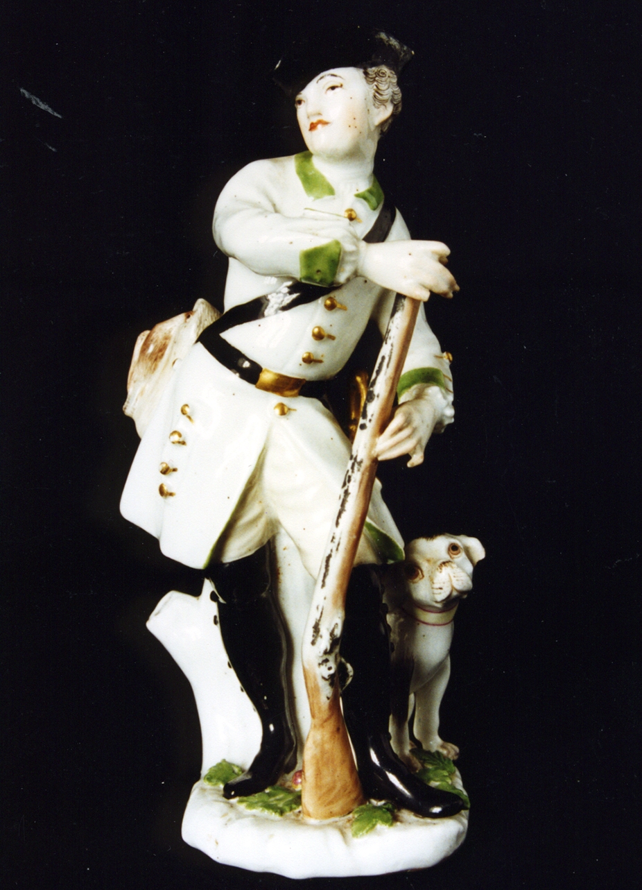 figura maschile (statuetta) - manifattura di Meissen (sec. XVIII)