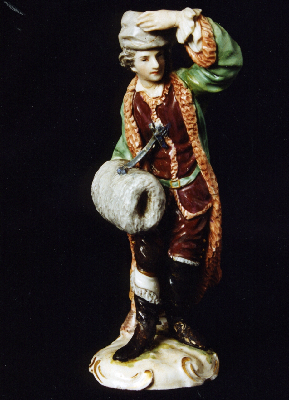 figura maschile (statuetta) - manifattura di Ludwigsburg (sec. XVIII)