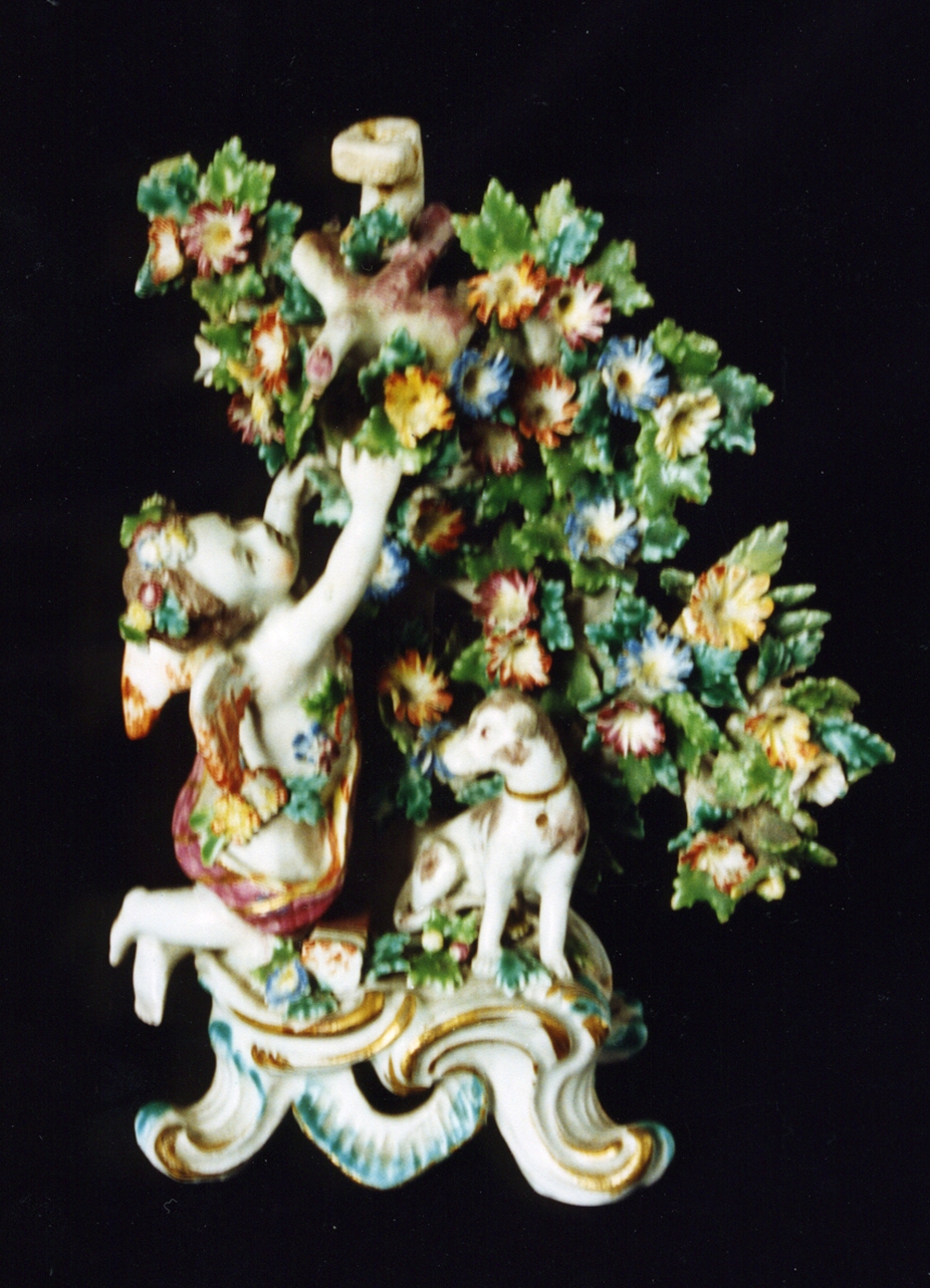 Cupido (scultura miniaturistica) - manifattura di Chelsea (sec. XVIII)
