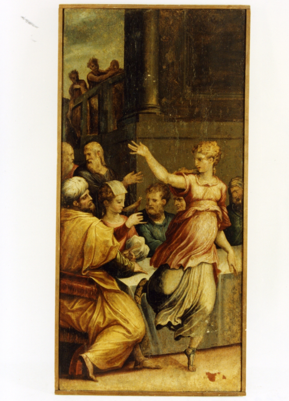 danza di Salomè (dipinto) di Vasari Giorgio (sec. XVI)