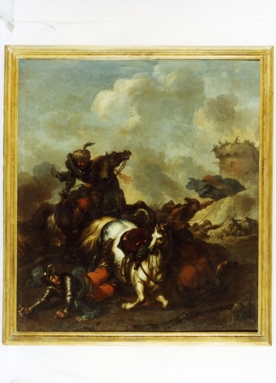 scena di battaglia (dipinto) di Avellino Onofrio (primo quarto sec. XVIII)