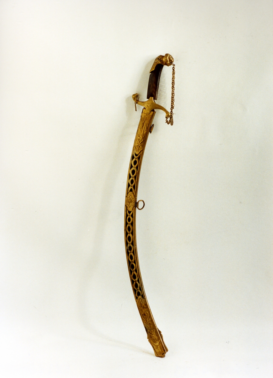 sciabola - bottega italiana (sec. XIX)