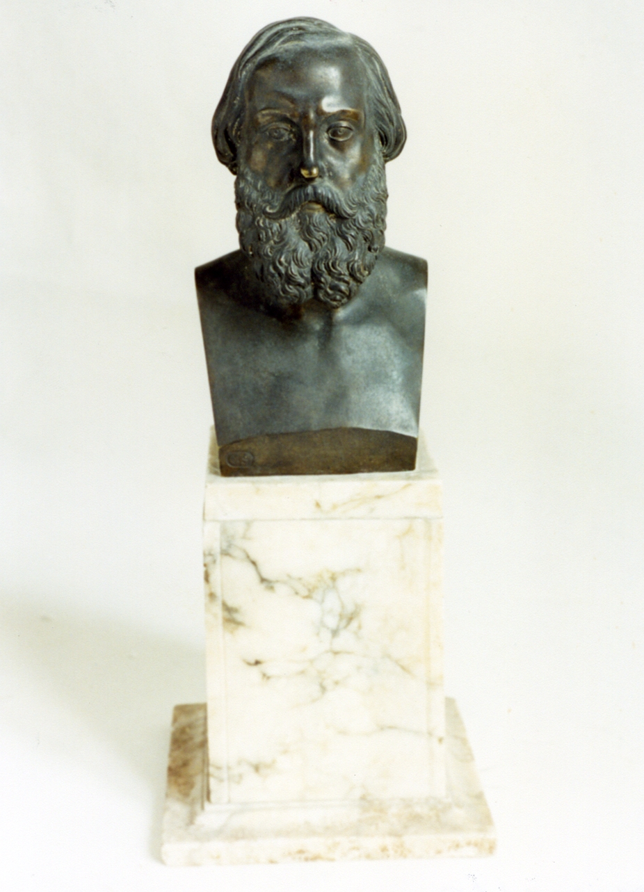 busto ritratto d'uomo (scultura) - bottega italiana (sec. XIX)