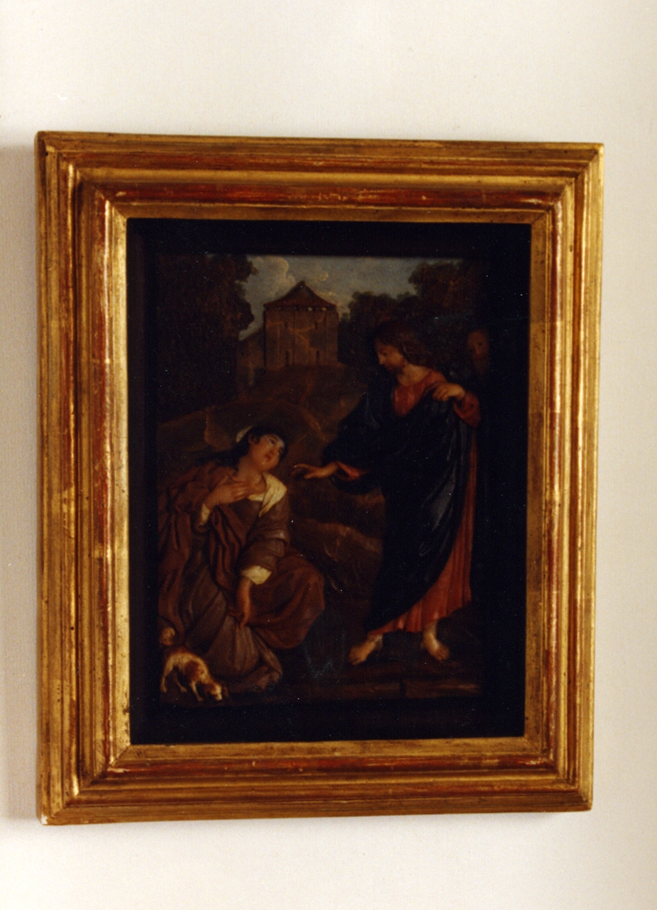 la Cananea, Cristo guarisce la figlia della cananea (rilievo) di Pieri Giovanni Francesco (sec. XVIII)
