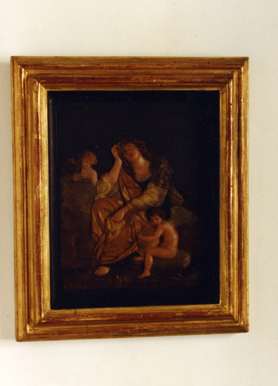 Madonna con Bambino e San Giovannino (rilievo) di Pieri Giovanni Francesco (sec. XVIII)