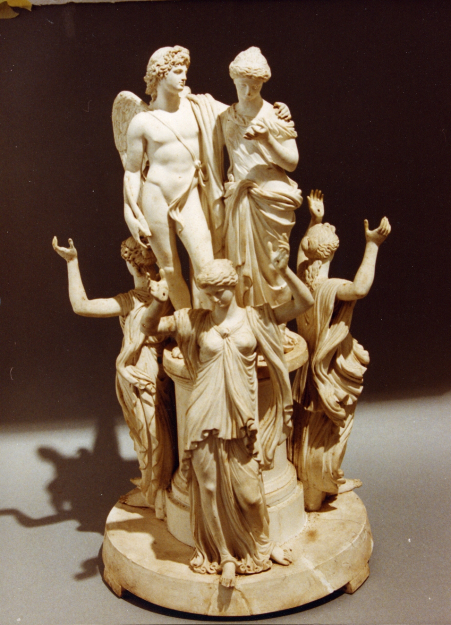 Cupido e Psiche (gruppo scultoreo) - Real Fabbrica di Napoli (secc. XVIII/ XIX)