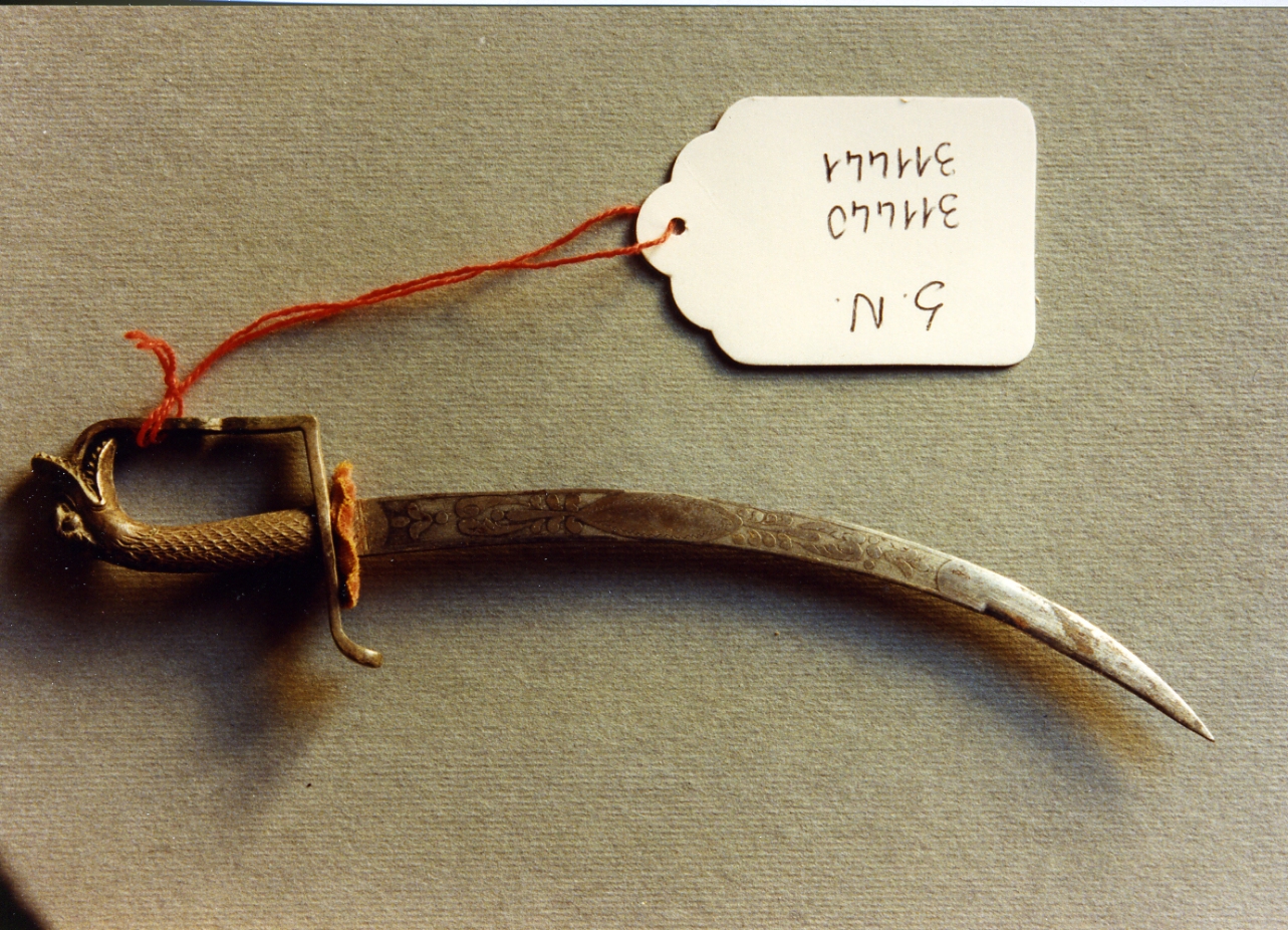 sciabola - bottega napoletana (secc. XVIII/ XIX)