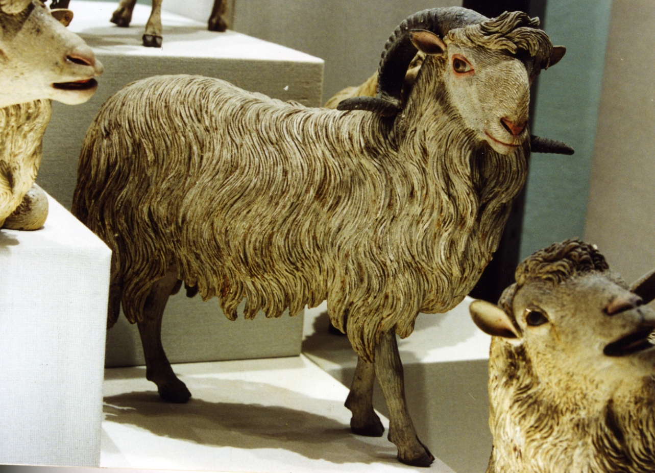 ariete (statuetta di presepio) di Gallo Francesco (secc. XVIII/ XIX)