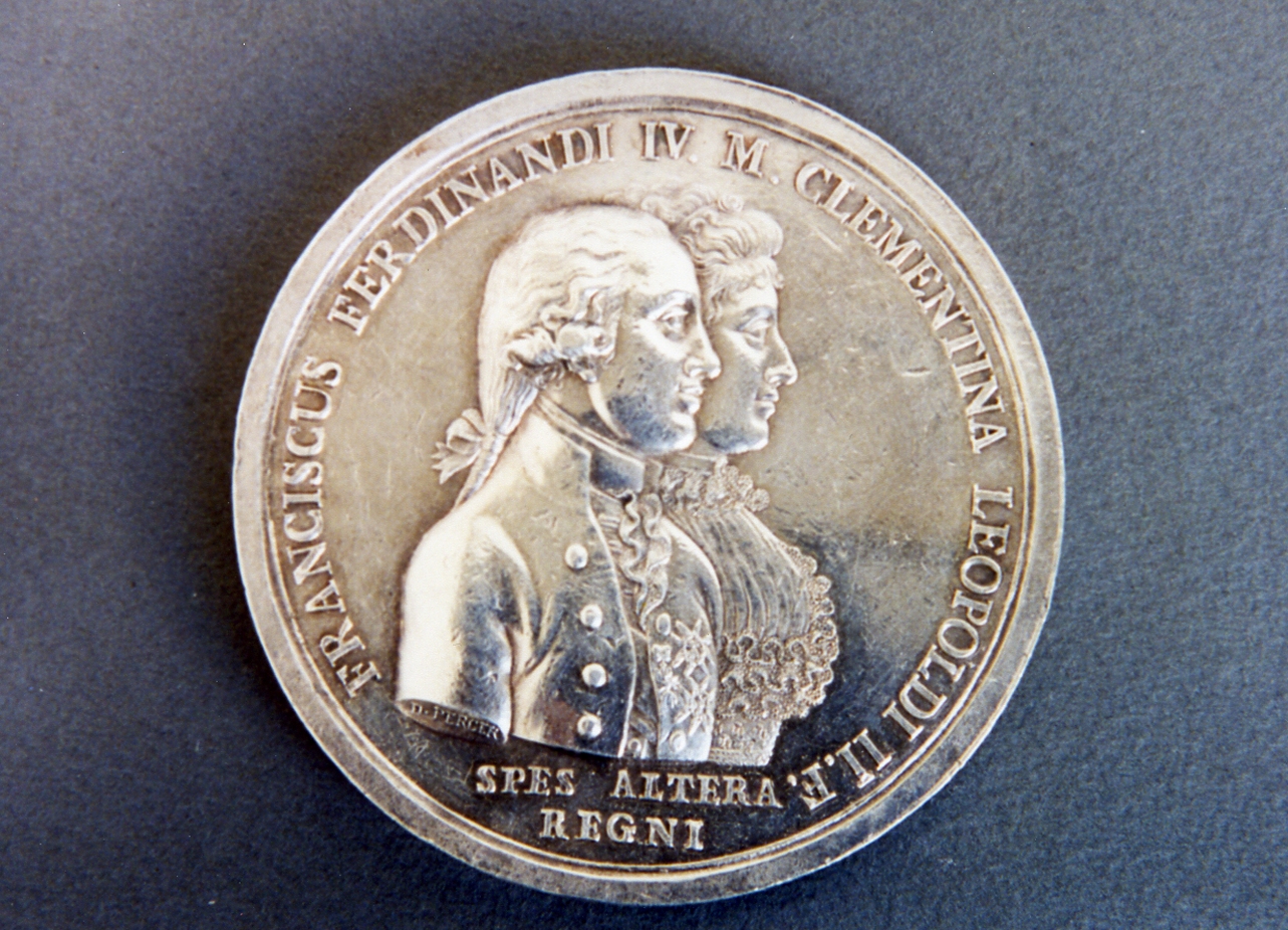 ritratto d'uomo (medaglia) - bottega italiana (sec. XVIII)