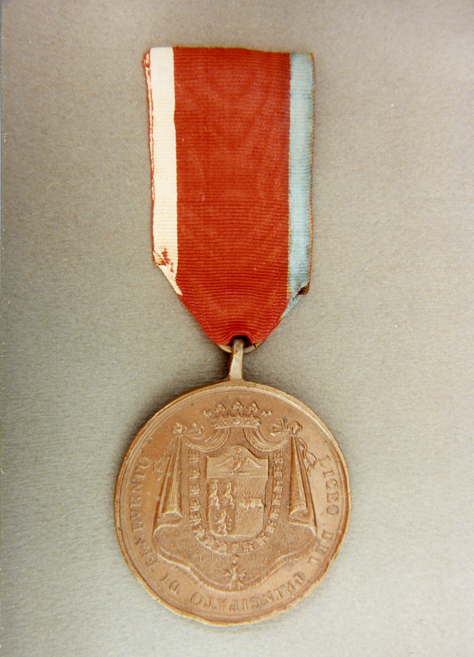 medaglia - bottega italiana (sec. XIX)