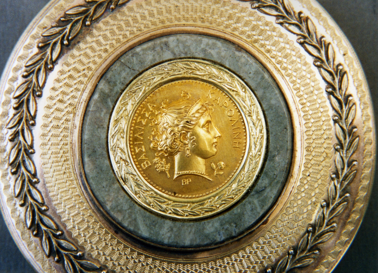 ritratto di donna (medaglia) - bottega italiana (sec. XIX)