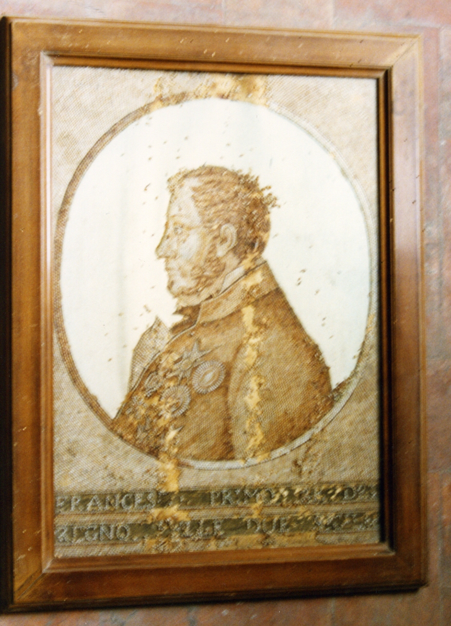 ritratto d'uomo (dipinto) - bottega pugliese (sec. XIX)