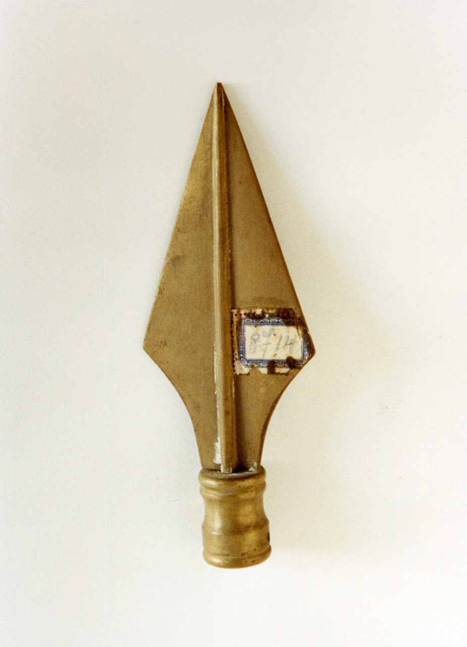lancia, frammento - bottega napoletana (sec. XIX)