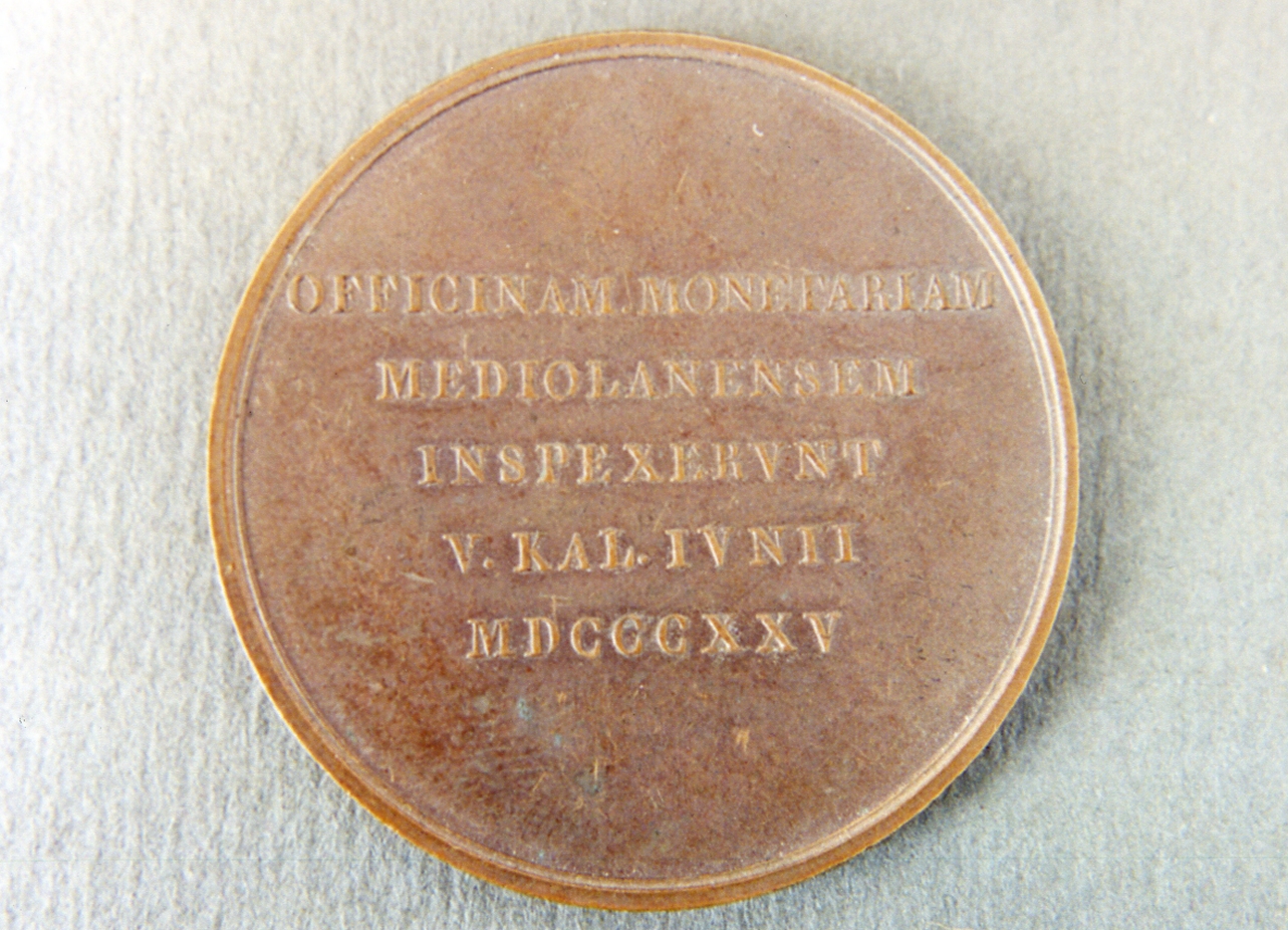 medaglia - bottega milanese (sec. XIX)