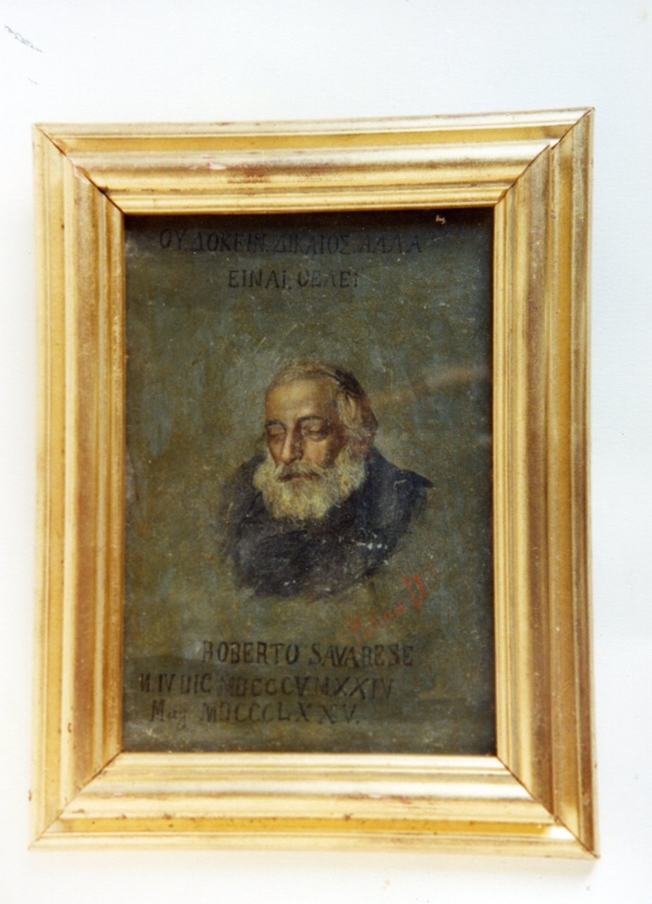 ritratto d'uomo (dipinto) - bottega italiana (sec. XIX)