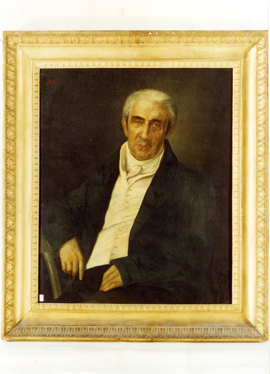 ritratto d'uomo (dipinto) - ambito napoletano (sec. XIX)