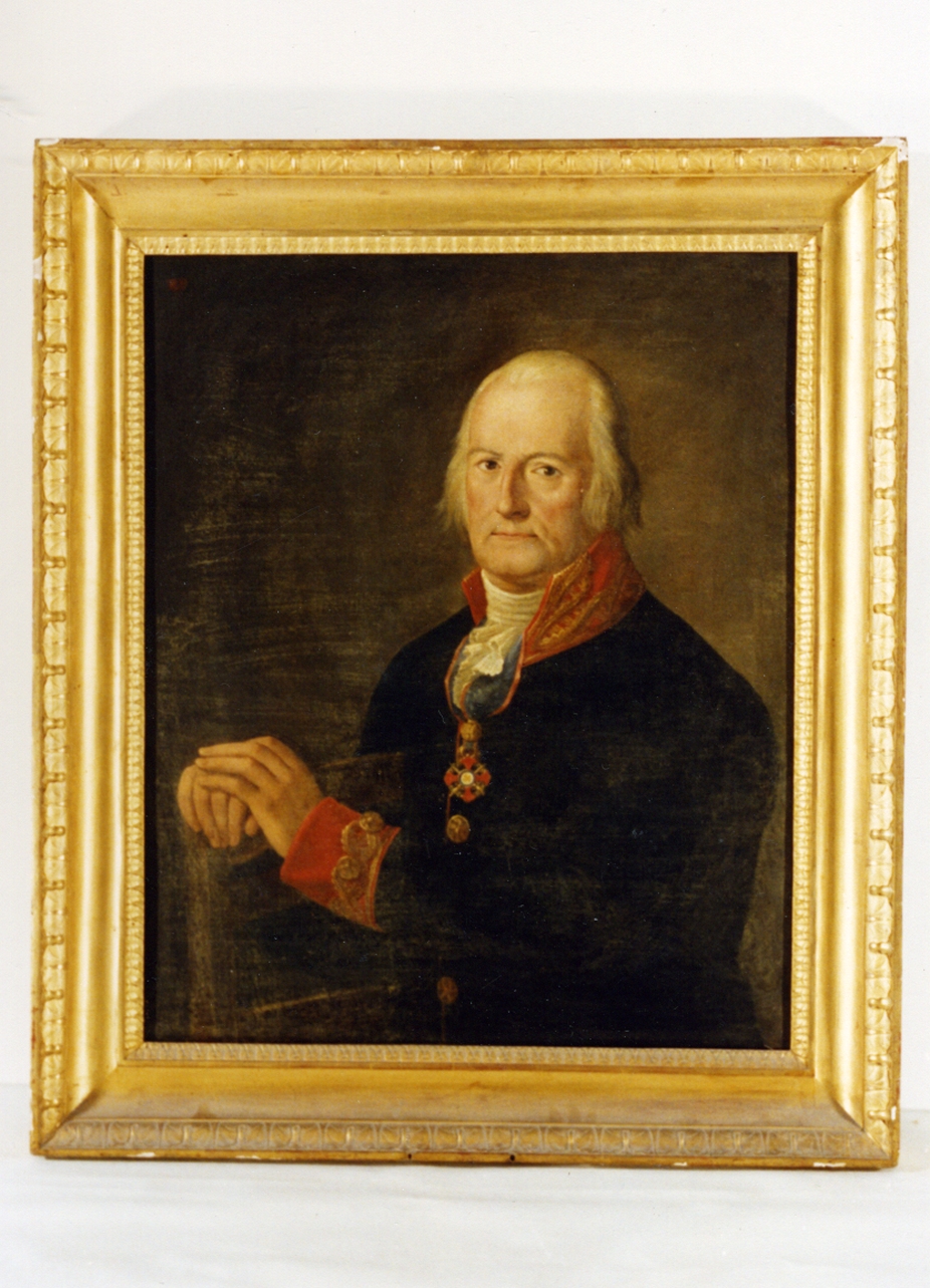 ritratto d'uomo (dipinto) di Savarese Roberto Alfonso (sec. XIX)