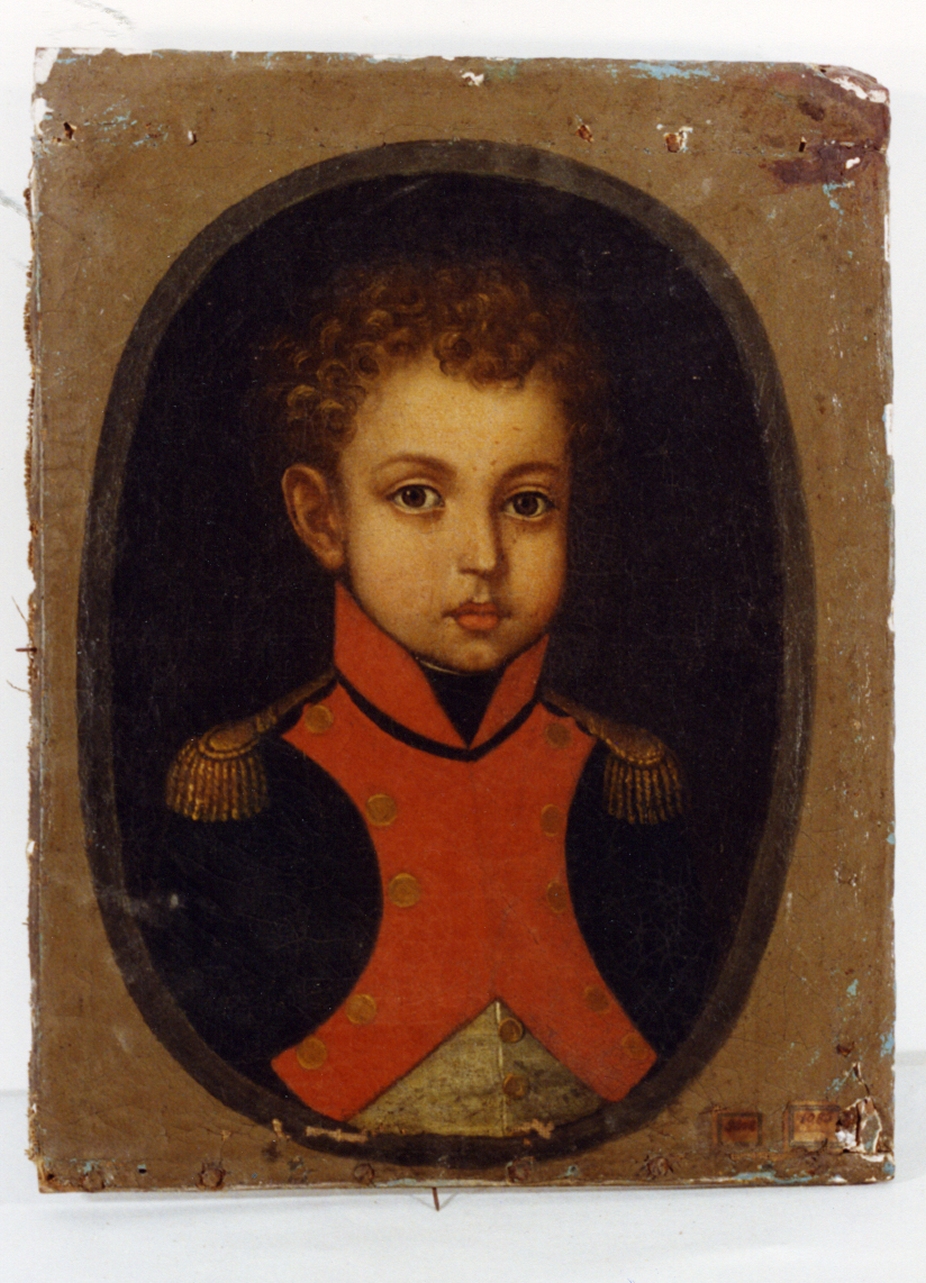 ritratto d'uomo (dipinto) di Rolland Benjamin de (primo quarto sec. XIX)