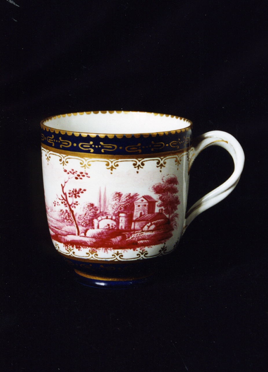 scena campestre (tazza) - manifattura Richard-Ginori (sec. XVIII)