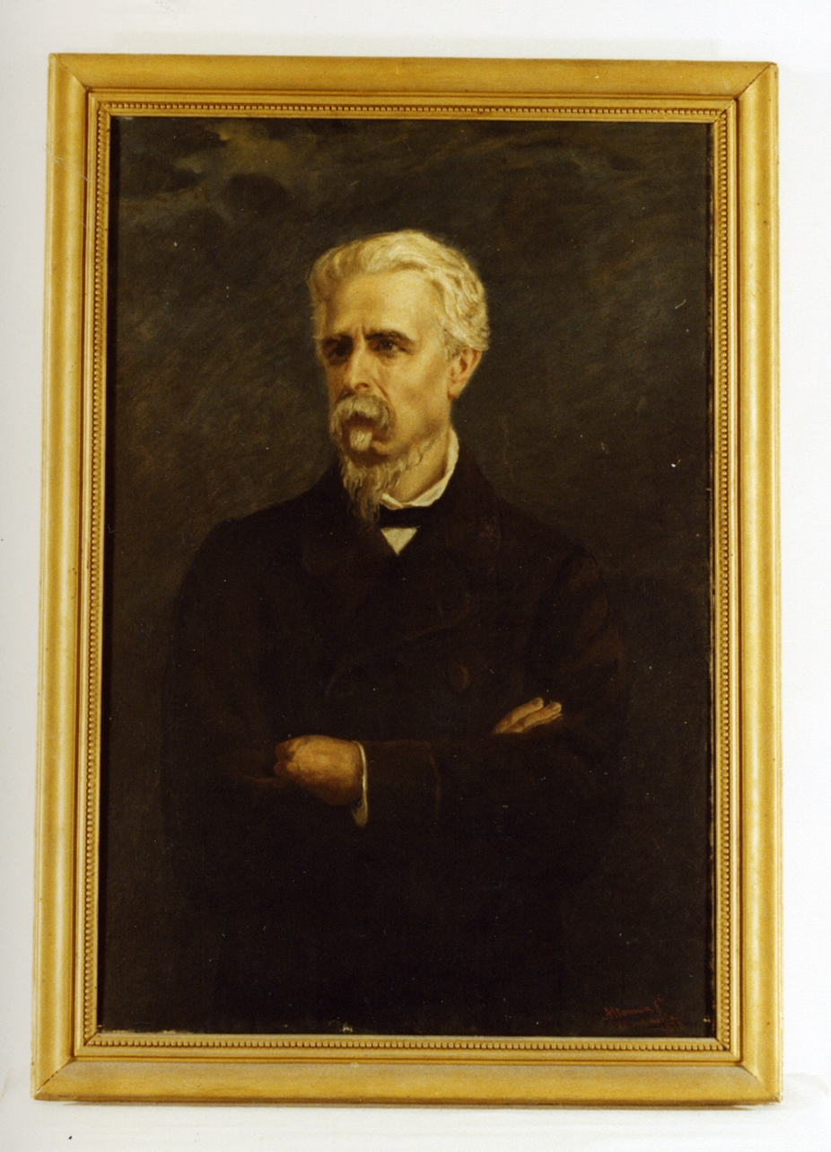 ritratto d'uomo (dipinto) di Altamura Saverio (sec. XIX)