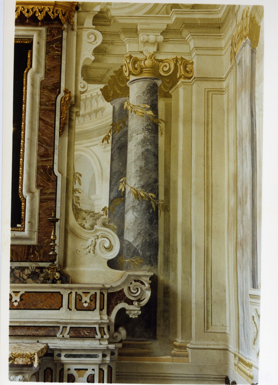 finta architettura con colonne (dipinto, serie) di Natali Giovanni Battista (sec. XVIII)