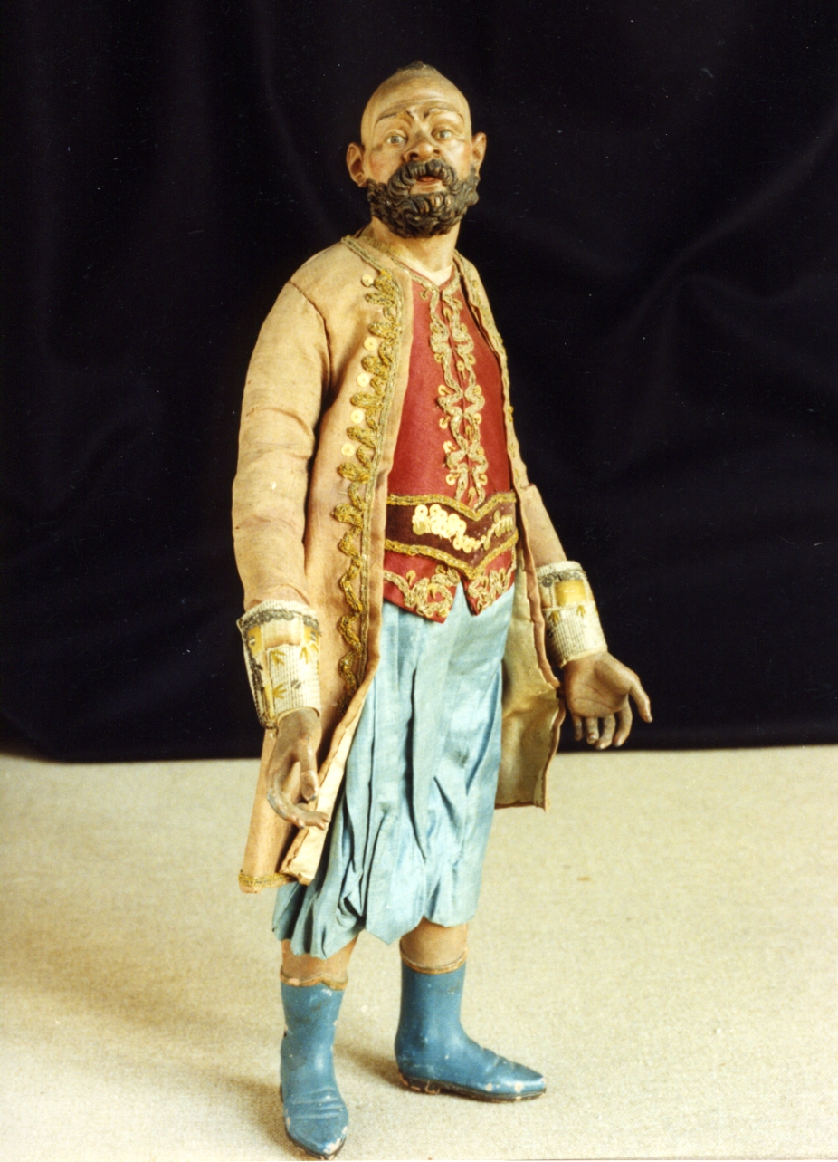 giovane orientale (scultura miniaturistica) - manifattura napoletana (ultimo quarto sec. XVIII)