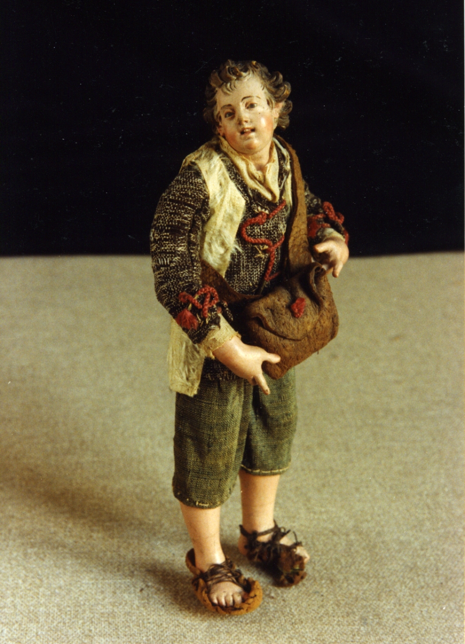 giovane (scultura miniaturistica) - manifattura napoletana (ultimo quarto sec. XVIII)