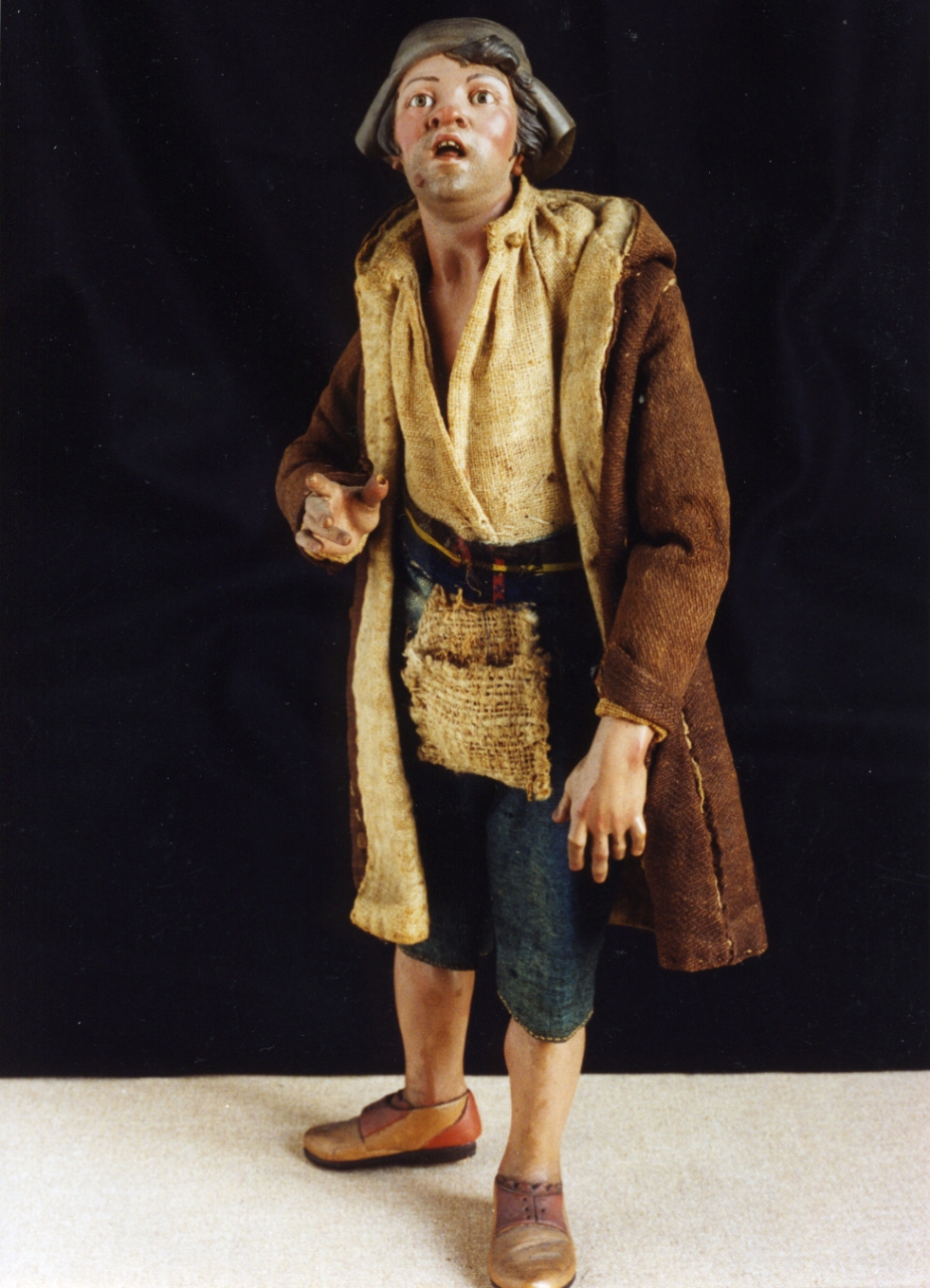 giovane (scultura miniaturistica) - manifattura napoletana (ultimo quarto sec. XVIII)