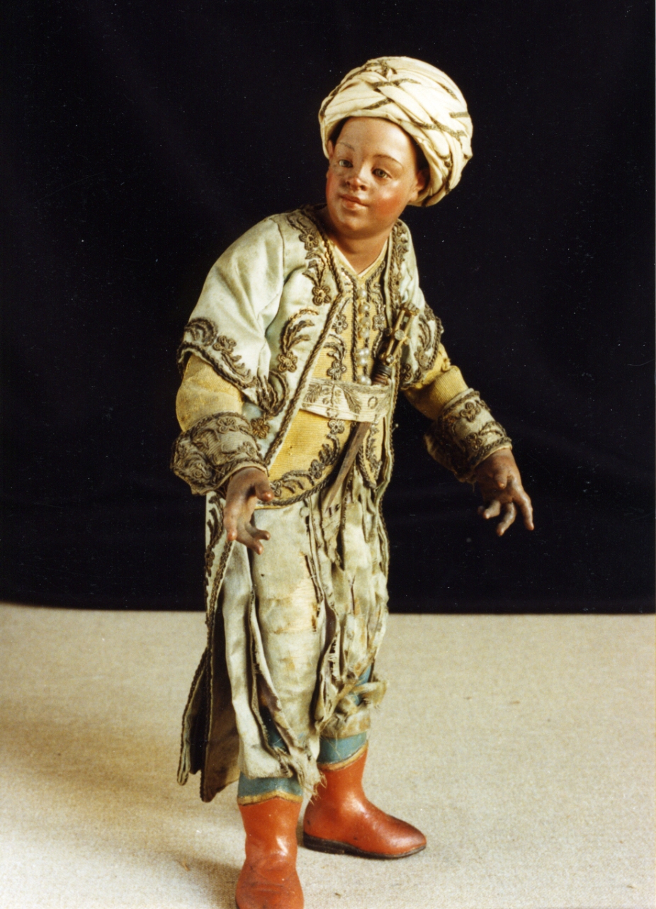 giovane orientale (scultura miniaturistica) - manifattura napoletana (ultimo quarto sec. XVIII)