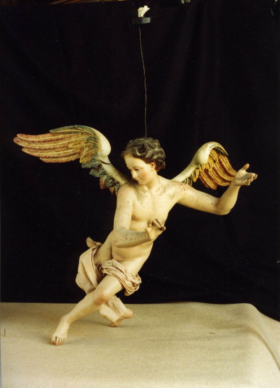 angelo (scultura miniaturistica) - manifattura napoletana (primo quarto sec. XIX)