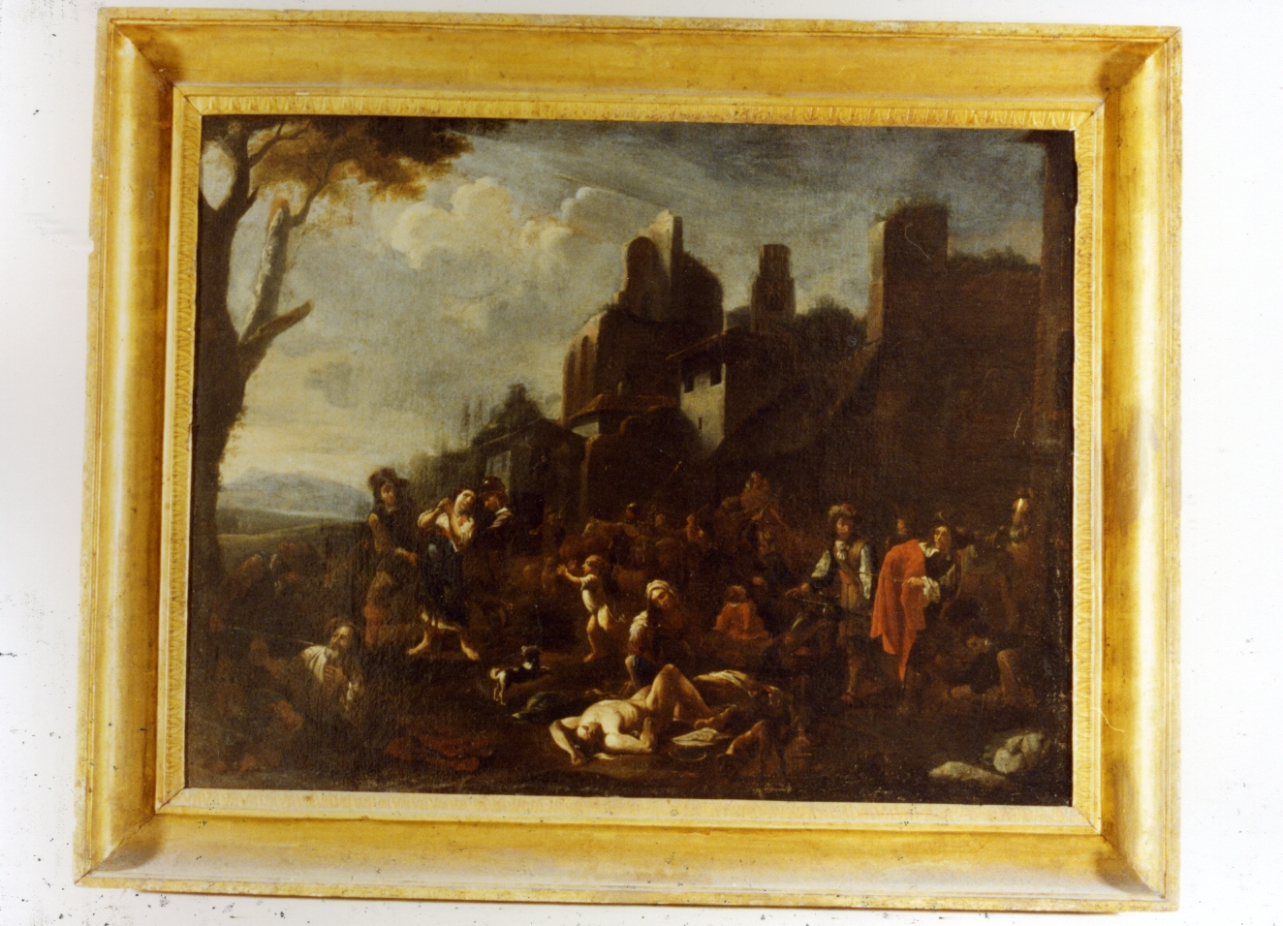 scena di battaglia (dipinto) di Cerquozzi Michelangelo detto Michelangelo delle Battaglie (metà sec. XVII)