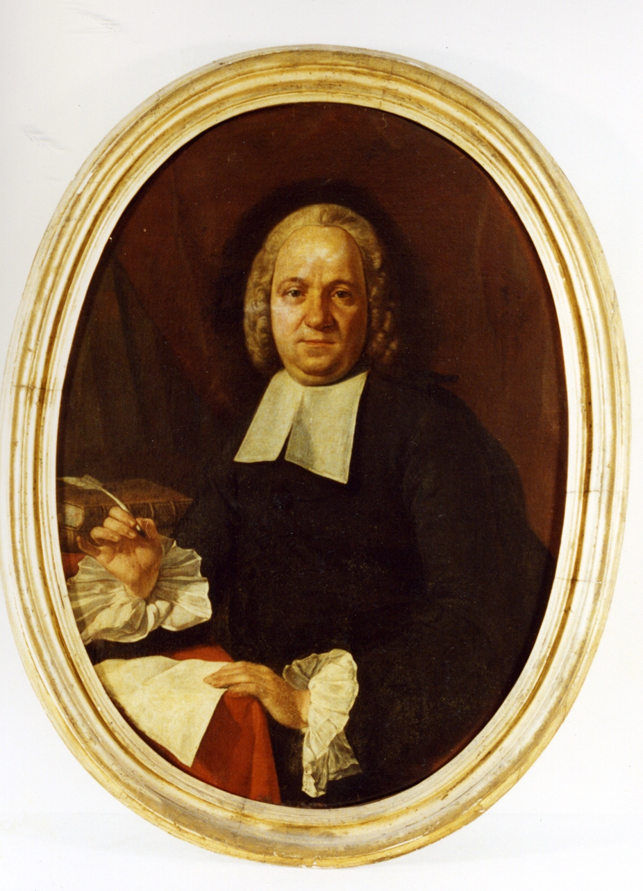 ritratto d'uomo (dipinto) - ambito napoletano (sec. XVIII)