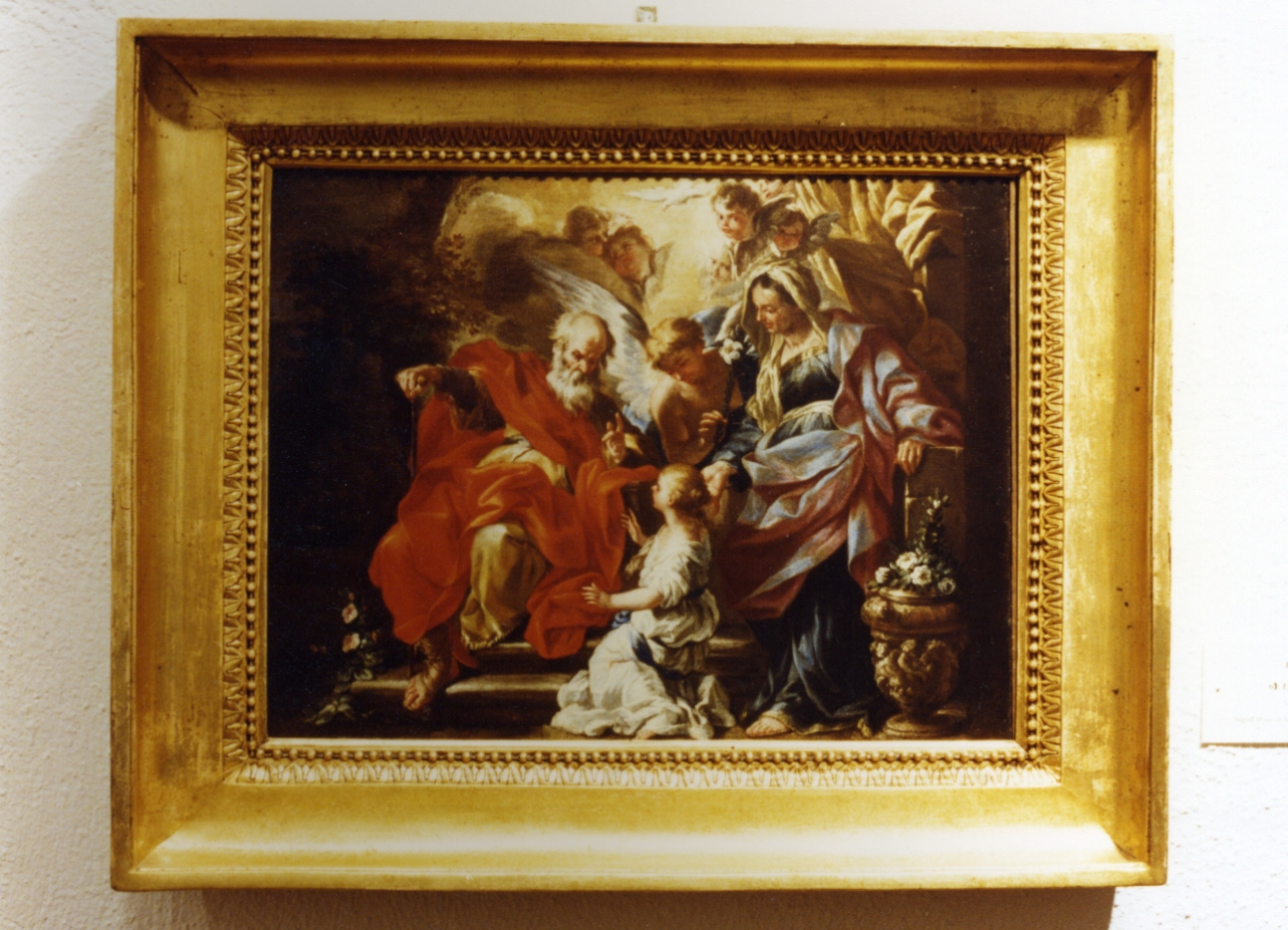 educazione di Maria Vergine (dipinto) di Solimena Francesco detto Abate Ciccio (prima metà sec. XVIII)