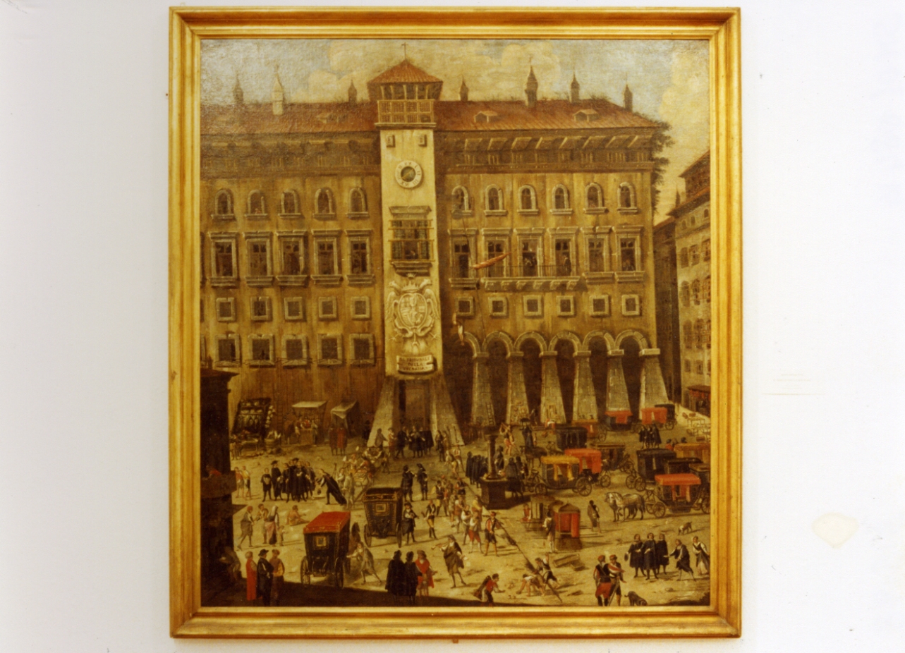 paesaggio con architetture (dipinto) di Coppola Carlo (metà sec. XVII)