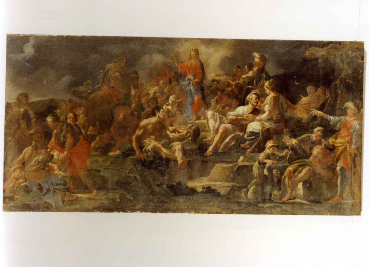 moltiplicazione dei pani e dei pesci (dipinto) di Solimena Francesco detto Abate Ciccio (primo quarto sec. XVIII)