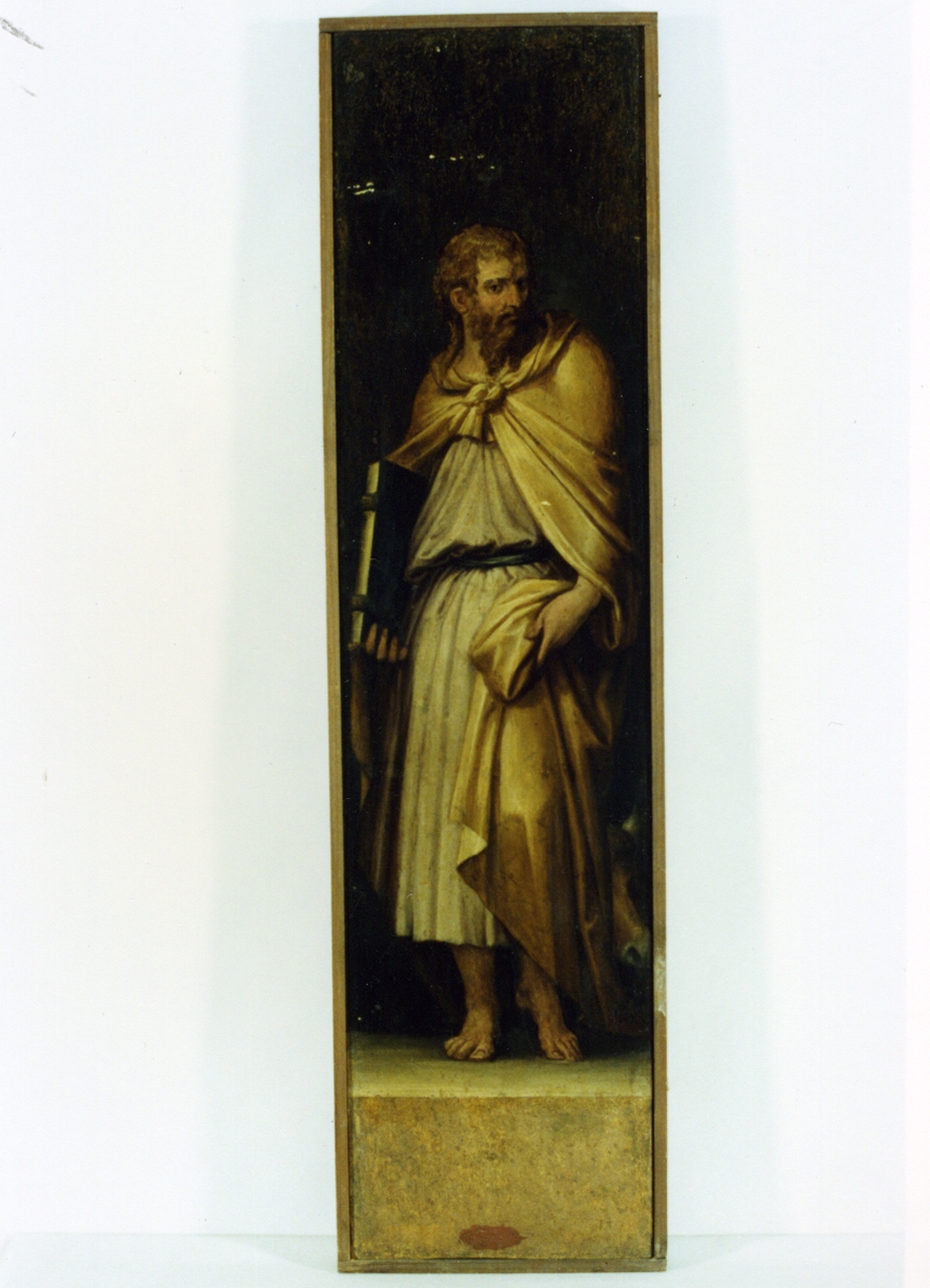 San Luca Evangelista (dipinto) di Vasari Giorgio (sec. XVI)