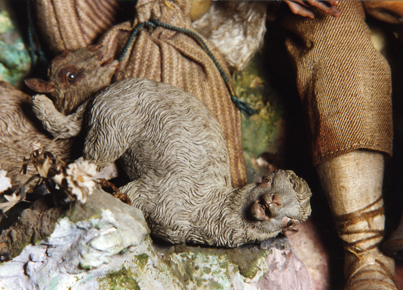 animali (statuetta di presepio) - bottega napoletana (secc. XVIII/ XIX)