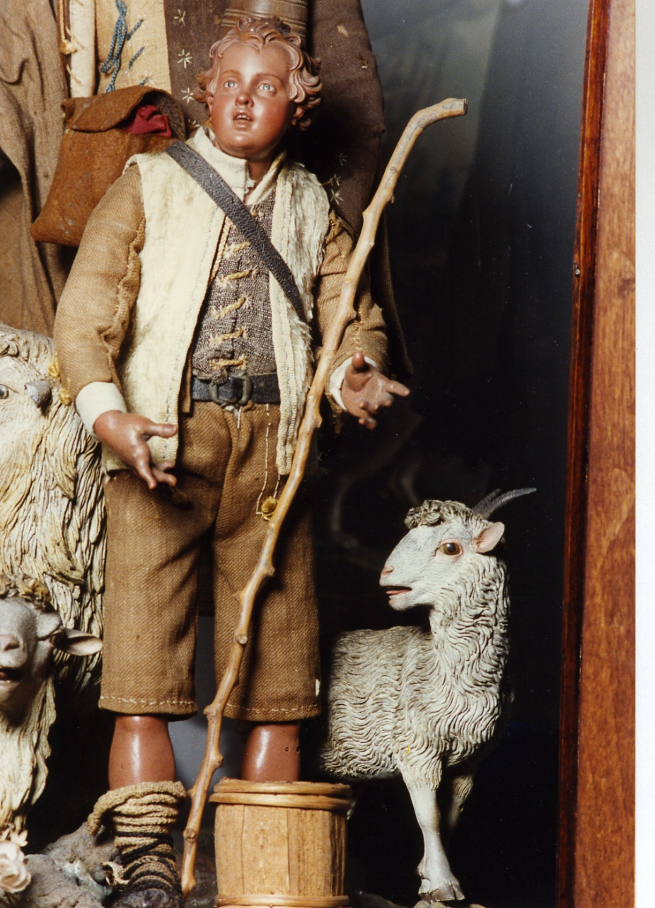 figura maschile (statuetta di presepio) - manifattura napoletana (secc. XVIII/ XIX)