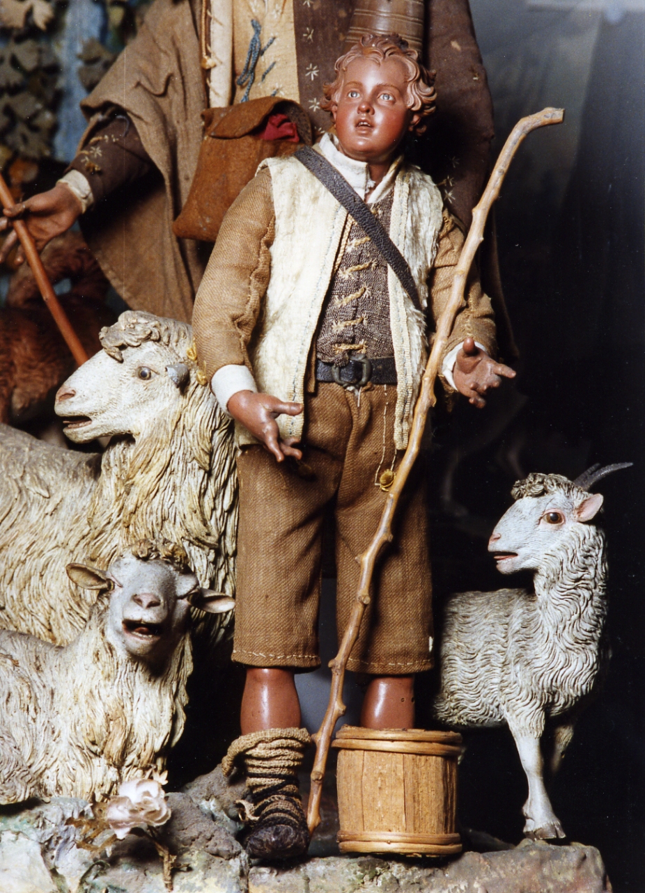 bastone (scultura miniaturistica) - bottega napoletana (secc. XVIII/ XIX)