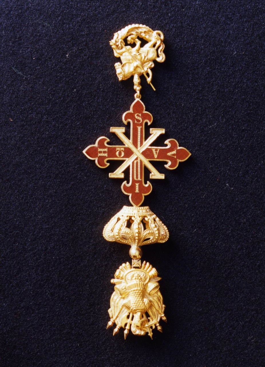 croce - bottega italiana (sec. XIX)